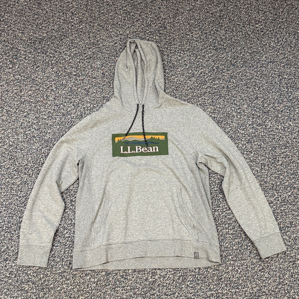 Used L.L. Bean Heather Gray Hoodie